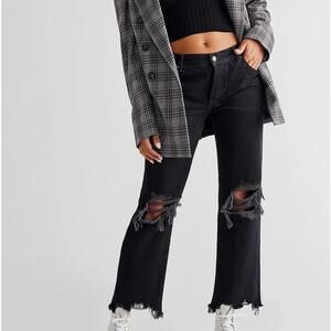 Free People l Maggie Straight Leg Jeans 25